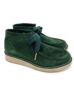Free People Ashton Ankle Boot in Emerald Green Size EU 39